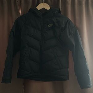 Girls black Nike coat